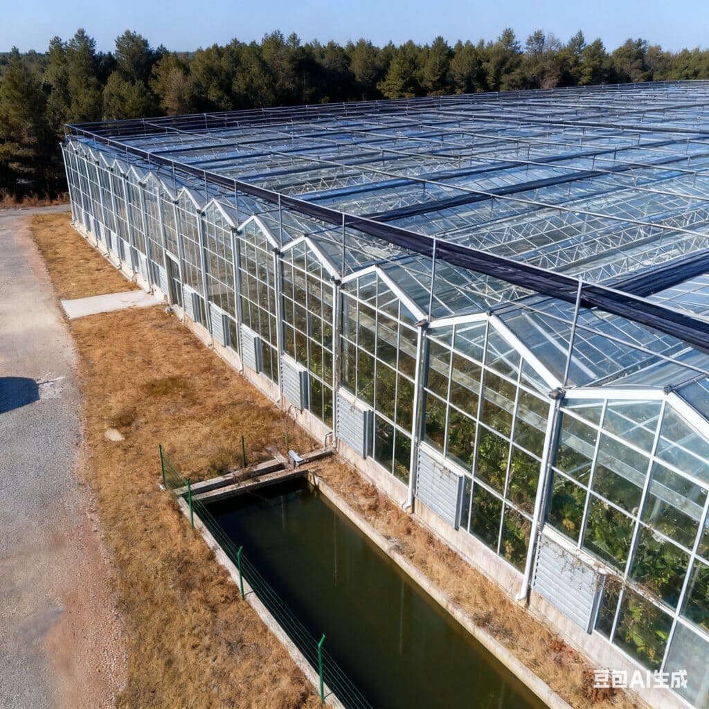 دفيئة زجاجية متعددة الامتدادات 1