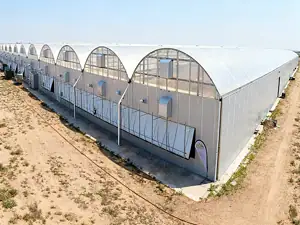 PC Green House Hot-dip Galvanized Steel Frame Greenhouse Kit-1
